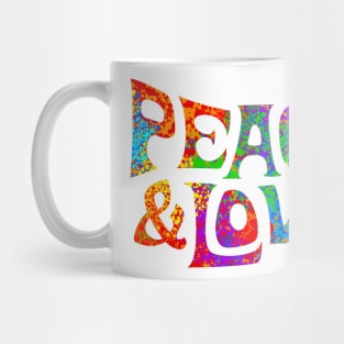 Peace and love Mug